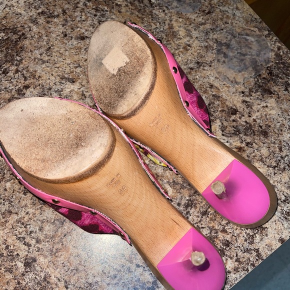 VERSACE PALAZZO BAROQUE SLIP ON HEELS - Picture 5 of 8